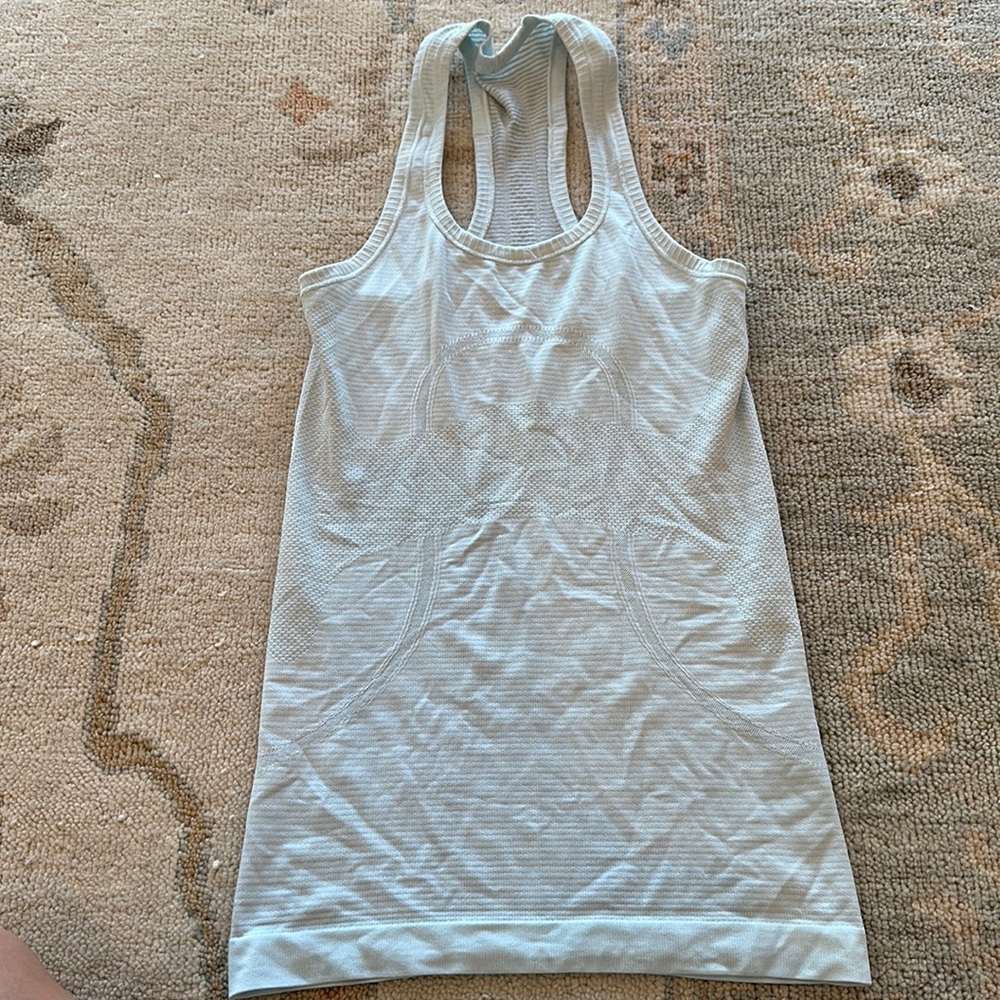 Blue lulu lemon top size 2